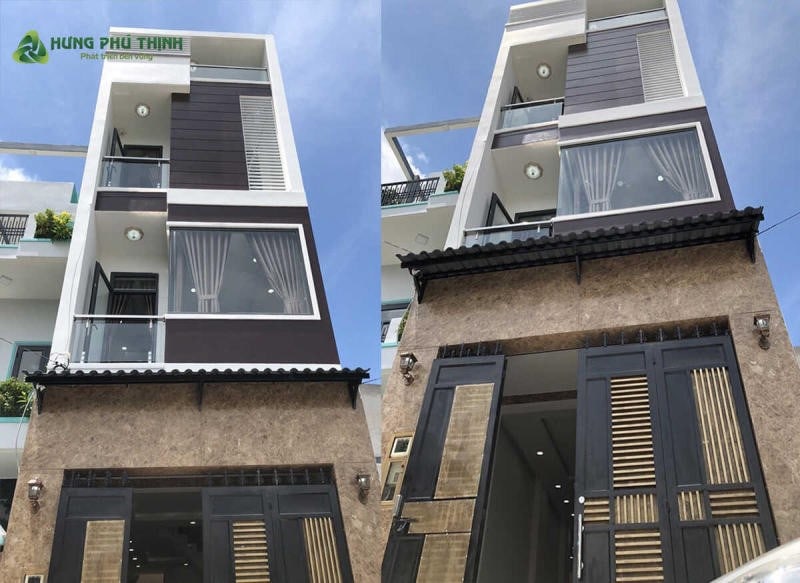 Đơn giá xây dựng nhà phố trọn gói đơn giản Quận Tân Phú